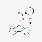 Structure of 2-CYANO-1-N-FMOC-PIPERIDINE