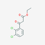 Structure of ethyl 3-(2,3-dichlorophenyl)-3-oxopropanoate