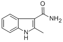 Structure of 3-CARBAMOYL-2-METHYLINDOLE