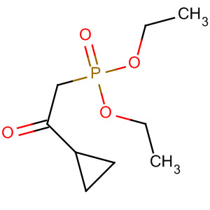 Structure of Phosphonic acid, (2-cyclopropyl-2-oxoethyl)-, diethyl ester