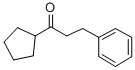 CYCLOPENTYL 2-PHENETHYL KETONE结构式