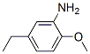 Structure of Benzenamine,  5-ethyl-2-methoxy-