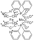 Structure of [1,1'-Bis(diphenylphosphino)ferrocene]tetracarbonylmolybdenum