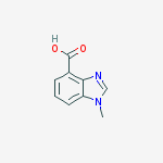 Structure of 1H-BENZO[D]IMIDAZOLE-4-CARBOXYLIC ACID 1-METHYL-