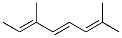 Chemical structure of 2,6-DIMETHYL-2,4,6-OCTATRIENE