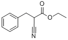 ethyl 2-cyano-3-phenyl-propanoate结构式