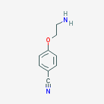 4-(2-aminoethoxy)benzonitrile结构式