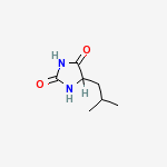 Structure of 5-Isobutylhydantoin