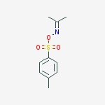 Structure of N-{[(4-methylphenyl)sulfonyl]oxy}propan-2-imine
