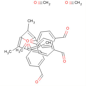 Benzaldehyde,4,4',4''-[(2,4,6-trimethyl-1,3,5-benzenetriyl)tris(methyleneoxy)]tris-结构式