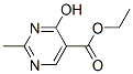 Structure of 4-HYDROXY-2-METHYL-PYRIMIDINE-5-CARBOXYLIC ACID ETHYL ESTER