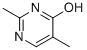 Structure of PYRIMIDIN-4-OL,2,5-DIMETHYL-