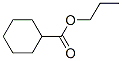 Structure of propyl cyclohexanecarboxylate