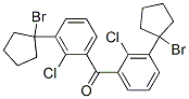 Structure of 1-bromocyclopentyl-o-chlorophenyl ketone