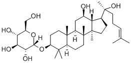(S)-人参皂甙 Rh2结构式