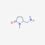 Structure of 5-(Aminomethyl)-1-methyl-2-pyrrolidinone