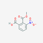 2-(Methoxycarbonyl)-3-nitrobenzoic acid结构式