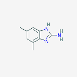 Structure of 4,6-dimethyl-1H-benzimidazol-2-amine