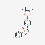 Structure of 4-(P-TOLUENESULFONYLAMINO)PHENYLBORONIC ACID PINACOL ESTER, 97%