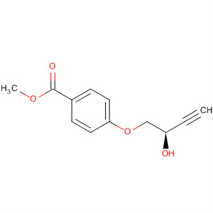 Benzoic acid, 4-[[(2R)-2-hydroxy-3-butynyl]oxy]-, methyl ester