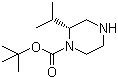 (R)-1-BOC-2-异丙基哌嗪结构式