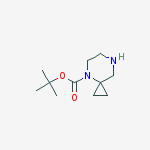 Structure of 4,7-DIAZA-SPIRO[2.5]OCTANE-4-CARBOXYLIC ACID TERT-BUTYL ESTER