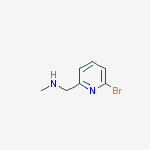 6-BROMO-N-METHYLPYRID-2-YLMETHYLAMINE结构式
