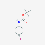 Structure of N-T-BOC-4,4-DIFLUOROCYCLOHEXYLAMINE