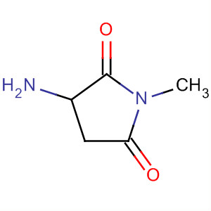 Structure of 2,5-Pyrrolidinedione, 3-amino-1-methyl-