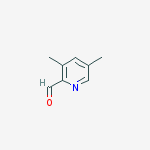 Structure of 2-Pyridinecarboxaldehyde, 3,5-dimethyl-