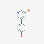 Structure of 3-BROMO-5-(4-FLUOROPHENYL)PYRIDINE