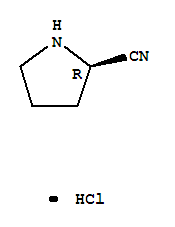 Structure of (R)-PYRROLIDINE-2-CARBONITRILE HYDROCHLORIDE