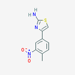 Structure of 4-(4-methyl-3-nitrophenyl)-1,3-thiazol-2-amine