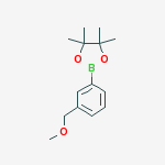 Structure of 3-(METHOXYMETHYL)PHENYLBORONIC ACID, PINACOL ESTER