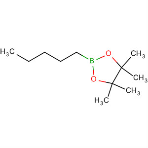 Structure of 1,3,2-Dioxaborolane, 4,4,5,5-tetramethyl-2-pentyl-