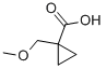 Structure of 1-(METHOXYMETHYL)CYCLOPROPANECARBOXYLIC ACID