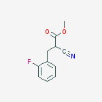 Structure of Methyl 2-cyano-3-(2-fluorophenyl)propanoate