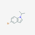 5-BROMO-1-ISOPROPYL-1H-INDOLE 96%结构式