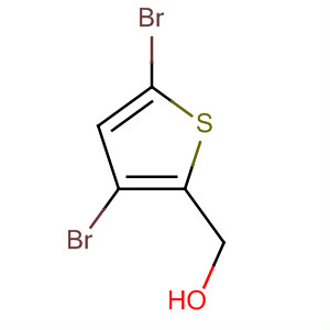 Structure of 2-Thiophenemethanol, 3,5-dibromo-
