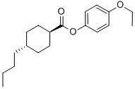 Structure of 4-ethoxyphenyl trans-4-butylcyclohexanoate