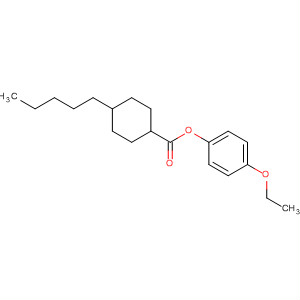 Structure of TRANS-4-ETHOXY-PHENYL 4-PENTYLCYCLOHEXANECARBOXYLATE