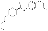 Structure of 4-pentylphenyl 4-pentylcyclohexanecarboxylate