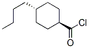Structure of CYCLOHEXANECARBONYL CHLORIDE,4-BUTYL-,TRANS-