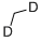 Chemical structure of METHANE-D2