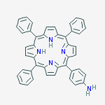 Structure of 4-(10,15,20-Triphenyl-21H,23H-porphin-5-yl)benzenamine