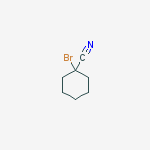 Structure of 1-bromocyclohexane-1-carbonitrile