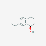 Structure of 1-NAPHTHALENOL,7-ETHYL-1,2,3,4-TETRAHYDRO-,(1R)-