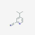 Structure of 2-PYRIDINECARBONITRILE,4-(ISOPROPYL)-