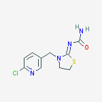 Structure of Thiacloprid-Amid, Pestanal