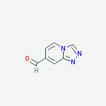 1,2,4-TRIAZOLO[4,3-A]PYRIDINE-7-CARBOXALDEHYDE结构式